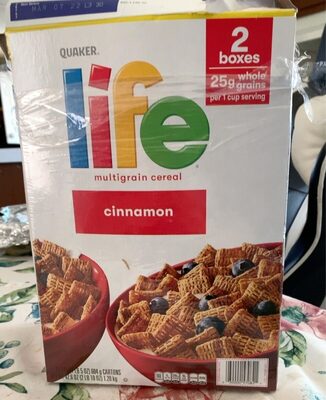 Life multigrain cereal cinnamon