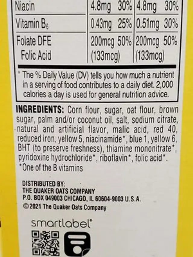 CRUNCH BERRIES ingredients label