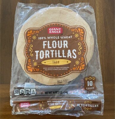 Whole Wheat Flour Tortillas