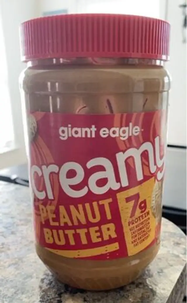 Creamy peanut butter
