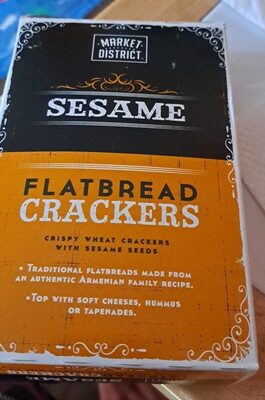 Flatbread crackers