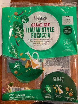 Italian Style Focaccia Salad Kit