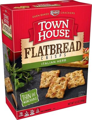 Keebler town house flatbread crisps crackers italian herb