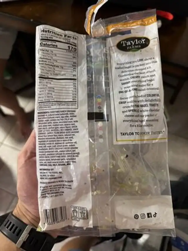 Ultimate Everything Chopped Kit nutrition facts table