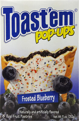 Frosted Blueberry Pastries