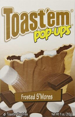 Toast'em Pop-Ups Frosted S'Mores