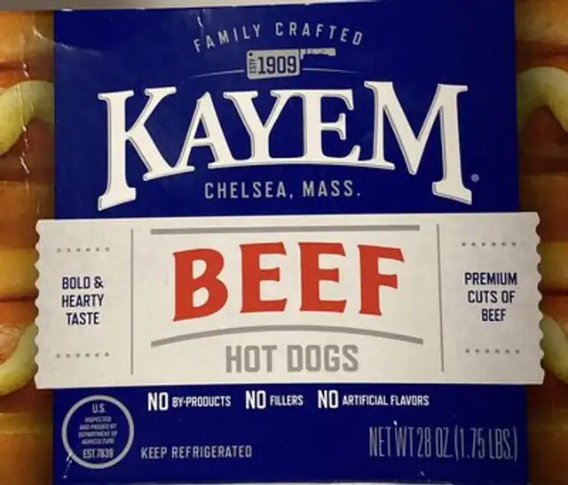 Beef Hot Dogs
