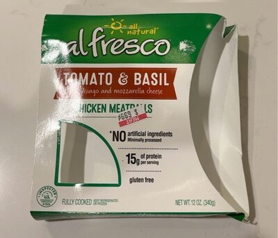 Tomato & Basil Chicken Meatballs