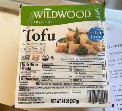 Organic Tofu Extra Firm