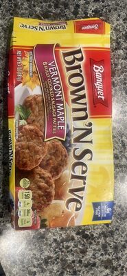 Brown 'N Serve Vermont Maple Fully Cooked Sausage Patties