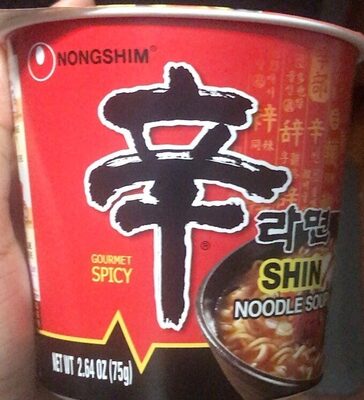 Shin cup noodle soup