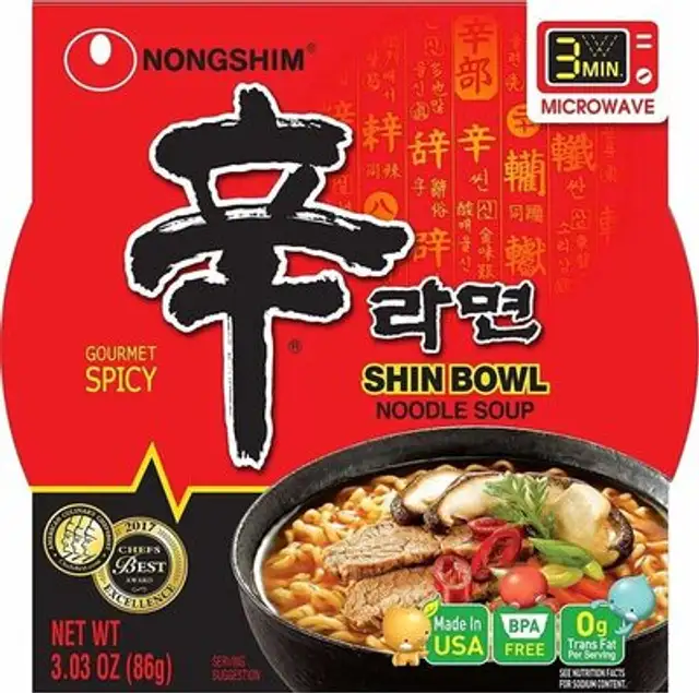 Shin bowl noodle soup