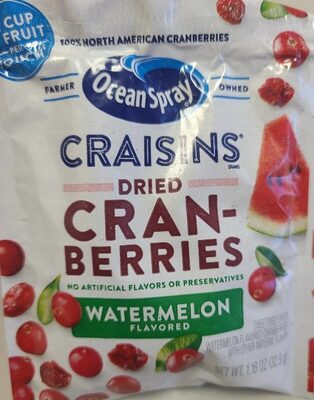 Craisins watermelon flavored dried