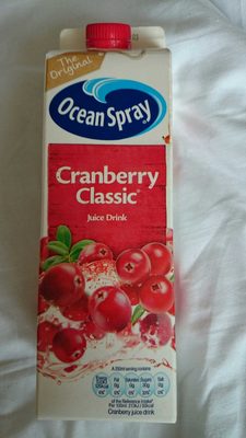 Ocean Spray Cranberry Select 1 Litre front packaging