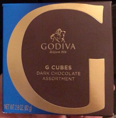 Godiva G Cubes Dark Chocolate Assortment