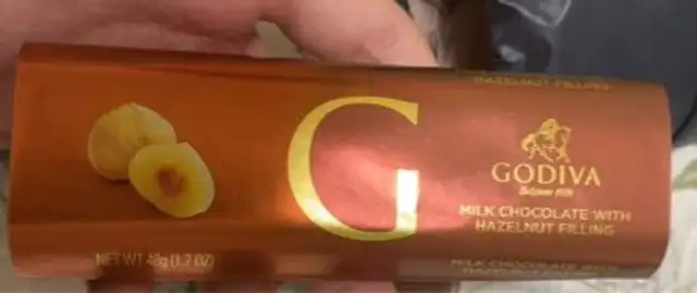 Godiva front packaging