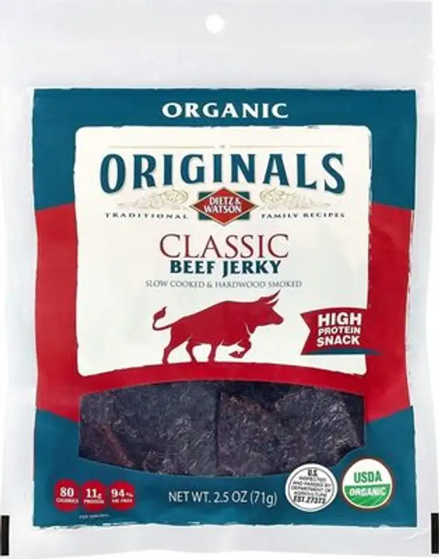 Originals organic classic beef jerky