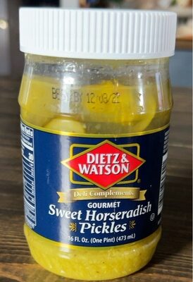 Sweet horseradish pickles