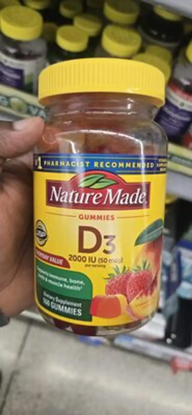nature made gummies ingredients label