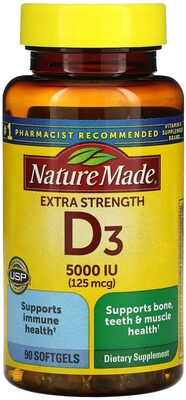 Extra strength D3 front packaging