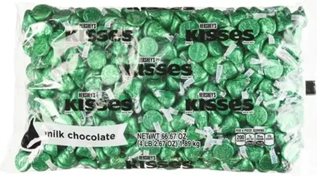 Hersheys dark green foils