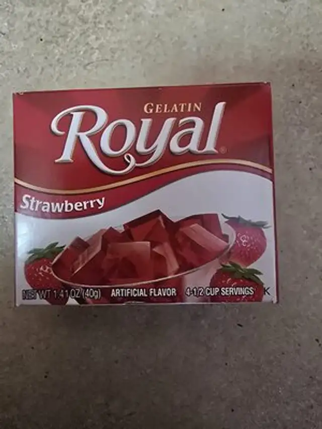 Strawberry gelatin