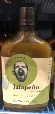 Original Juan, Pain Is Good Jalapeno Pepper Sauce front packaging