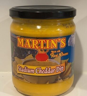 Martin’s Stadium Cheddar Dip front packaging