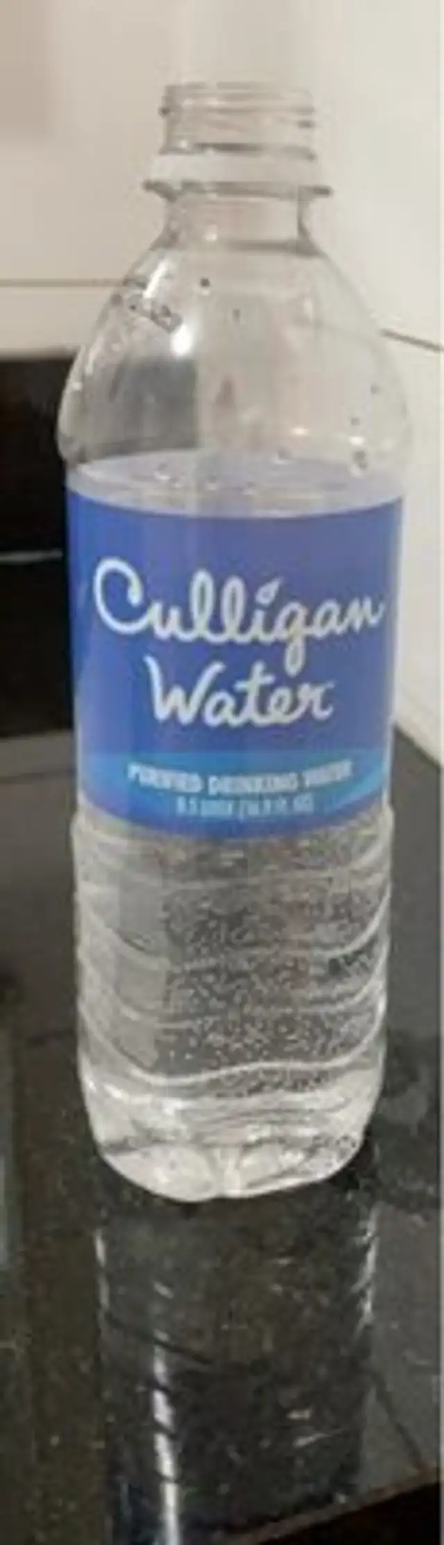 Purified drinking water
