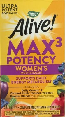 Max Potency Women’s Multiviramin