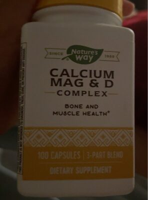 Calcium mag & d front packaging