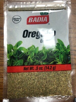 Oregano front packaging