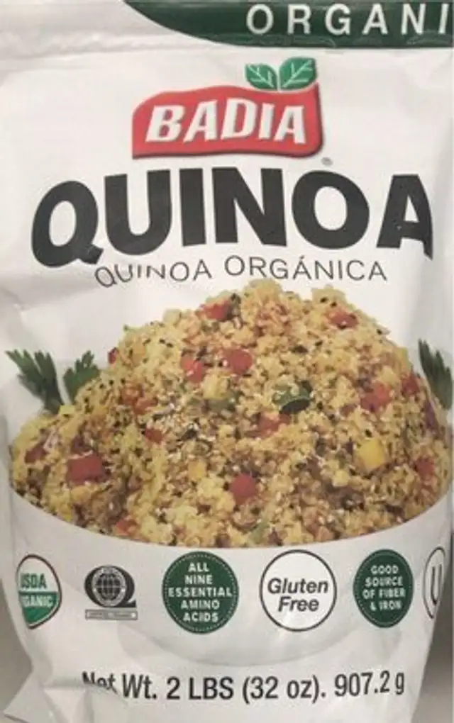 Quinoa organica front packaging
