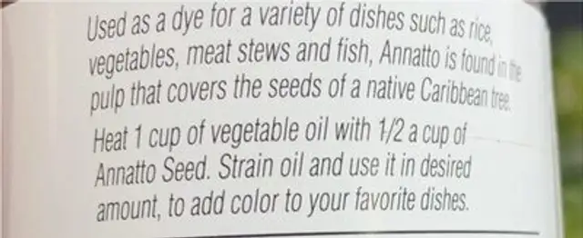 Spices inc spice nutrition facts table