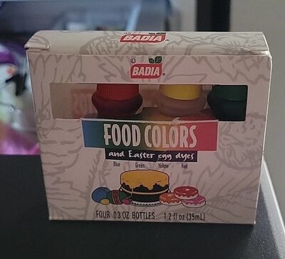 Food Coloring front packaging