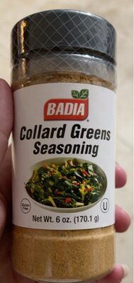 Collard green seasoning front packaging