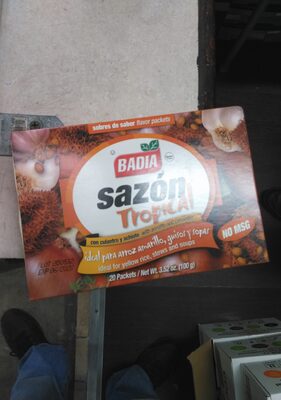 Sazon Tropical with annatto and coriander