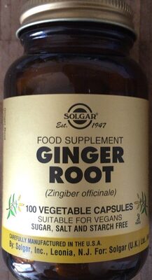 Suplemento Gengibre raiz