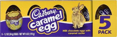 Caramel eggs package of eggs