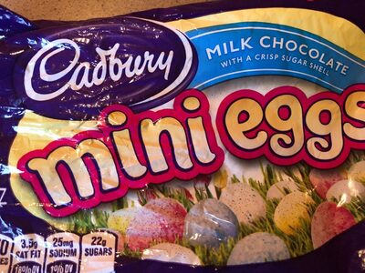 Mini eggs solid milk chocolate