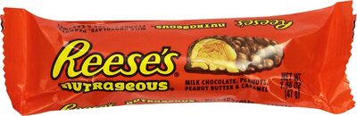 Nutrageous chocolate peanut butter candy bar