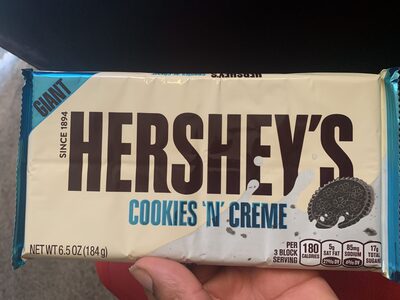 Cookies n creme bar