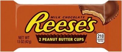 Peanut butter cups valentines day chocolates front packaging