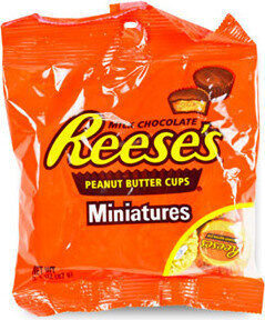 Miniatures Peanut Butter Cups front packaging