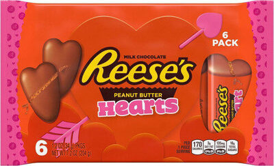 Peanut Butter Hearts Milk Chocolate