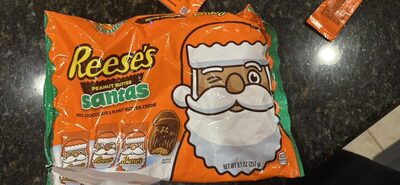 Reese's Peanut Butter Santas Milk Chocolate & Peanut Butter Creme