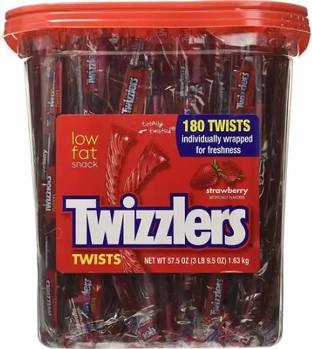 Strawberry twists candy