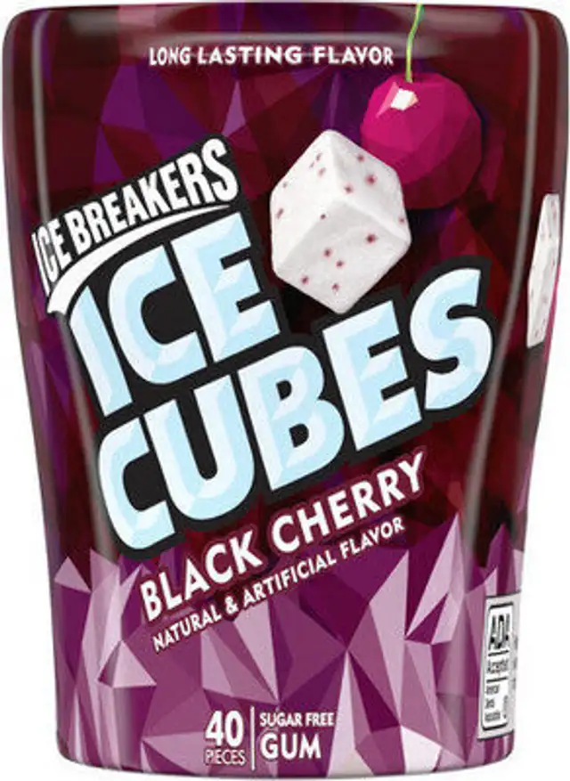 Ice Breakers Black Cherry front packaging