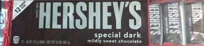 Hershey’s snack size special dark chocolate