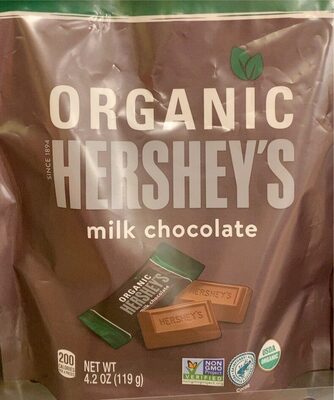 Organic Hershey’s Milk Chocolate